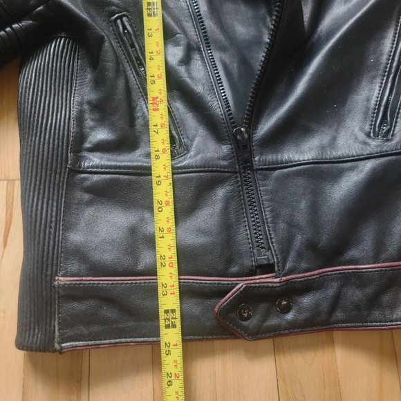 Magnum Black Leather Jacket - Picture 11 of 16